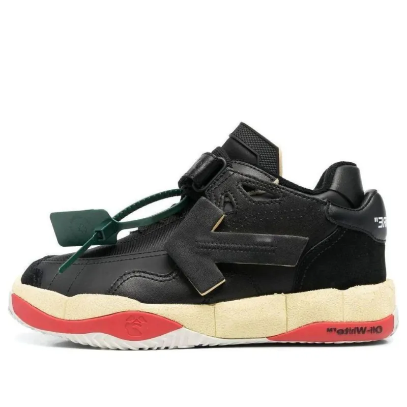 Off-White Puzzle Couture Panelled Sneakers 'Black' OMIA260S23LEA0011010 sold by KicksCrew
