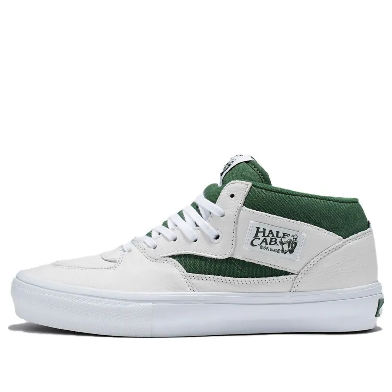 Vans Half Cab Skate 'White Green' VN0A5FCDWGR sold by KicksCrew