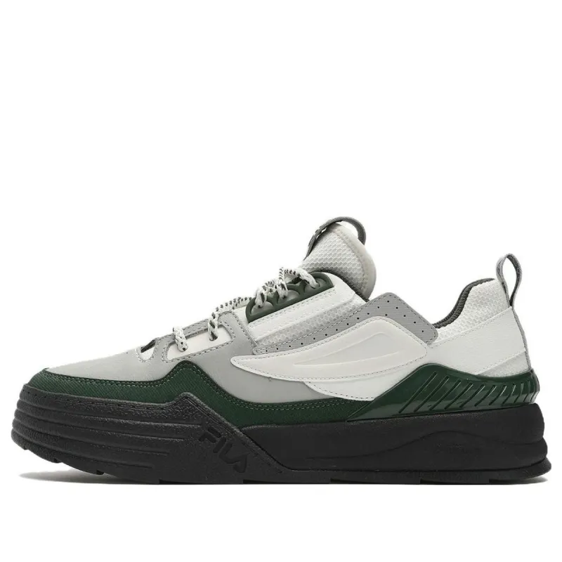 FILA Court Deluxe Low Shoes 'Grey White Black' F12M341224FSG sold by KicksCrew