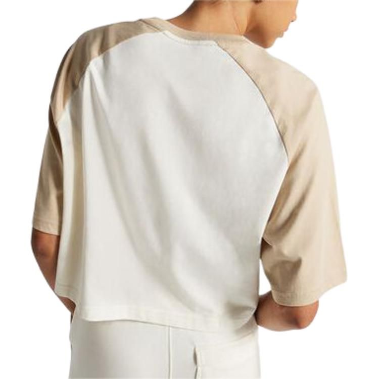 (WMNS) Converse Retro Cropped T-Shirt 'Egret' 10026050-A02 sold by KicksCrew product image thumbnail 3