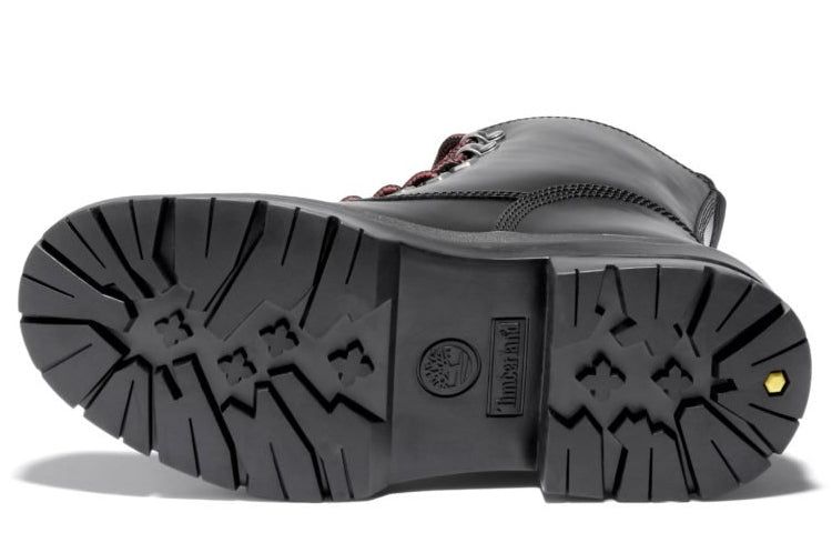 (WMNS) Timberland Premium 6 Inch Waterproof Boots 'Black Red' A2D6A015 sold by KicksCrew product image thumbnail 4