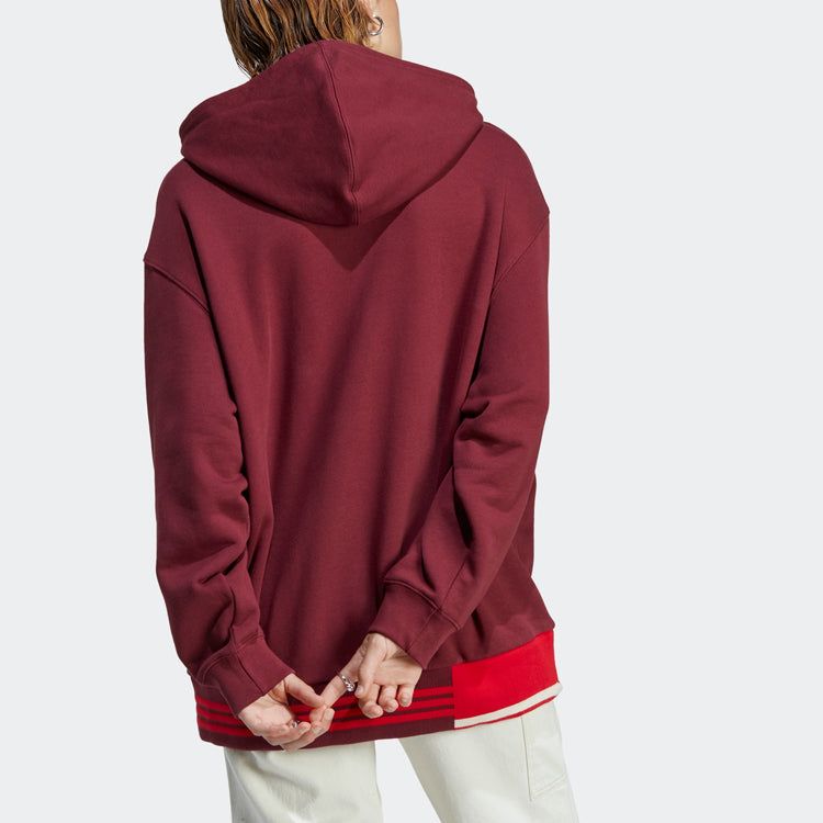(WMNS) adidas Originals Oversized A Graphic Hoodie 'Red' IC5236 sold by KicksCrew product image thumbnail 4