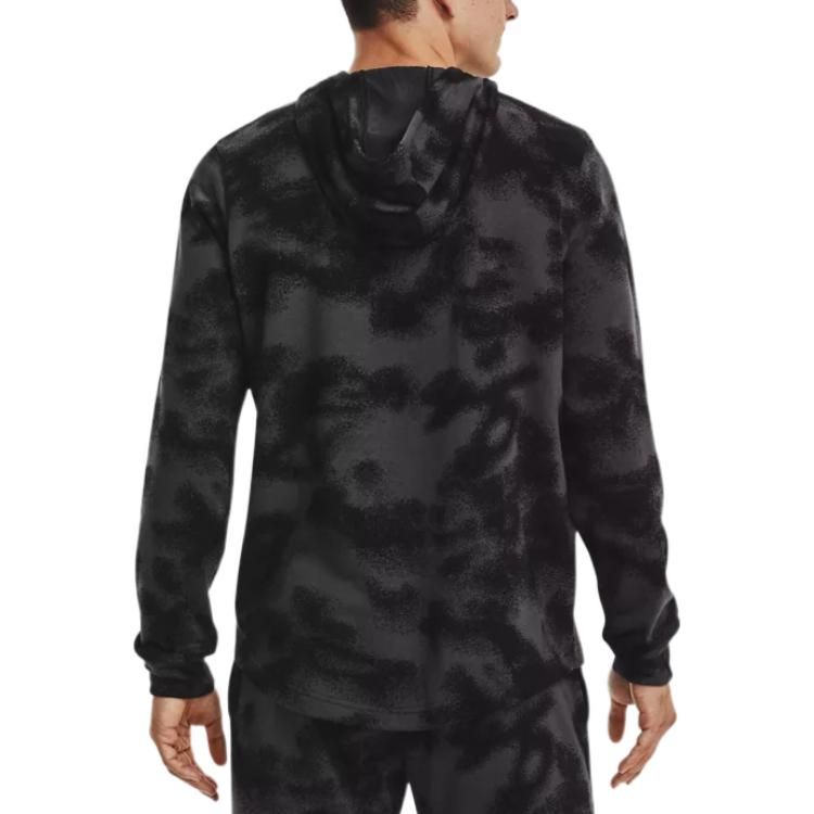 Under Armour Rival Terry Hoodie 'Grey White' 1377185-001 sold by KicksCrew product image thumbnail 4