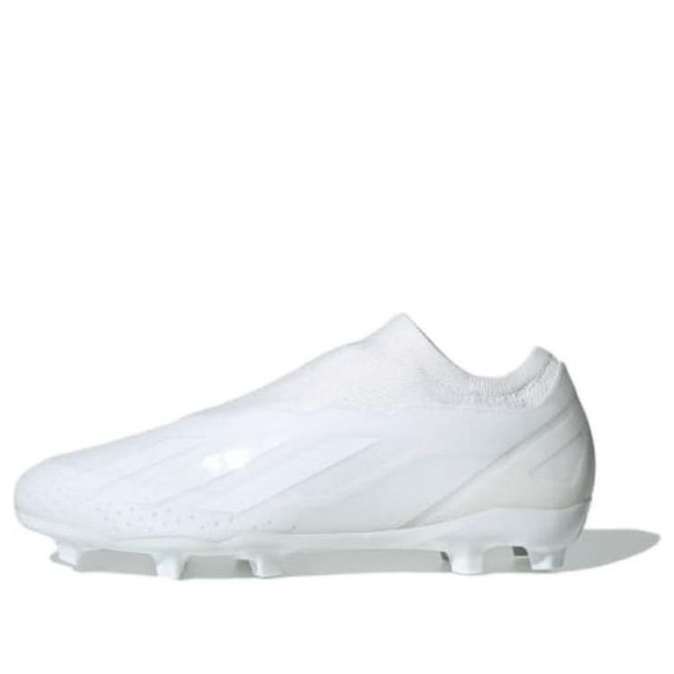 adidas X Crazyfast.3 Laceless Firm Ground Soccer Cleats 'White' GY7426 sold by KicksCrew