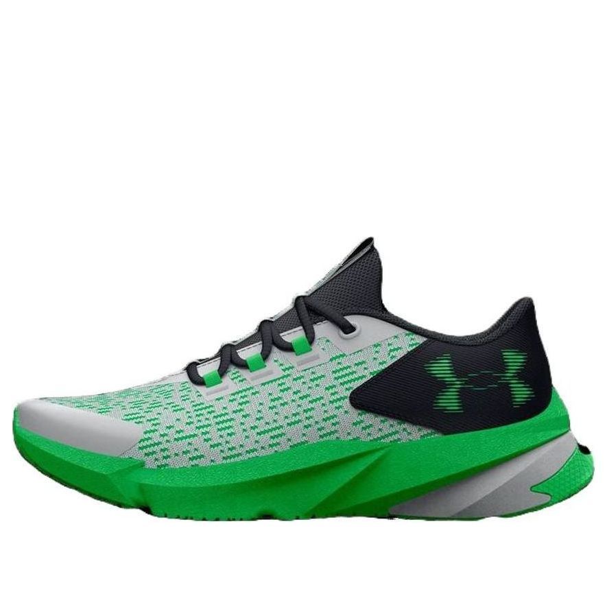 (GS) Under Armour Scramjet 5 AL 'Mod Grey Green Screen' 3025535-102 sold by KicksCrew