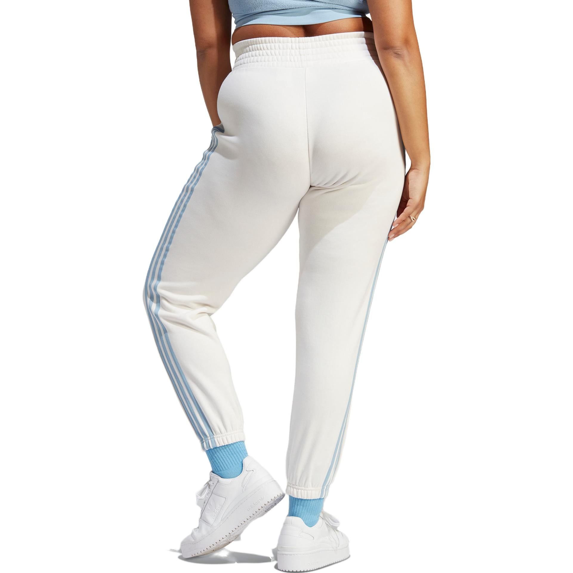 (WMNS) adidas Originals High Waist Sweatpants 'White Blue' IC8510 sold by KicksCrew product image thumbnail 4