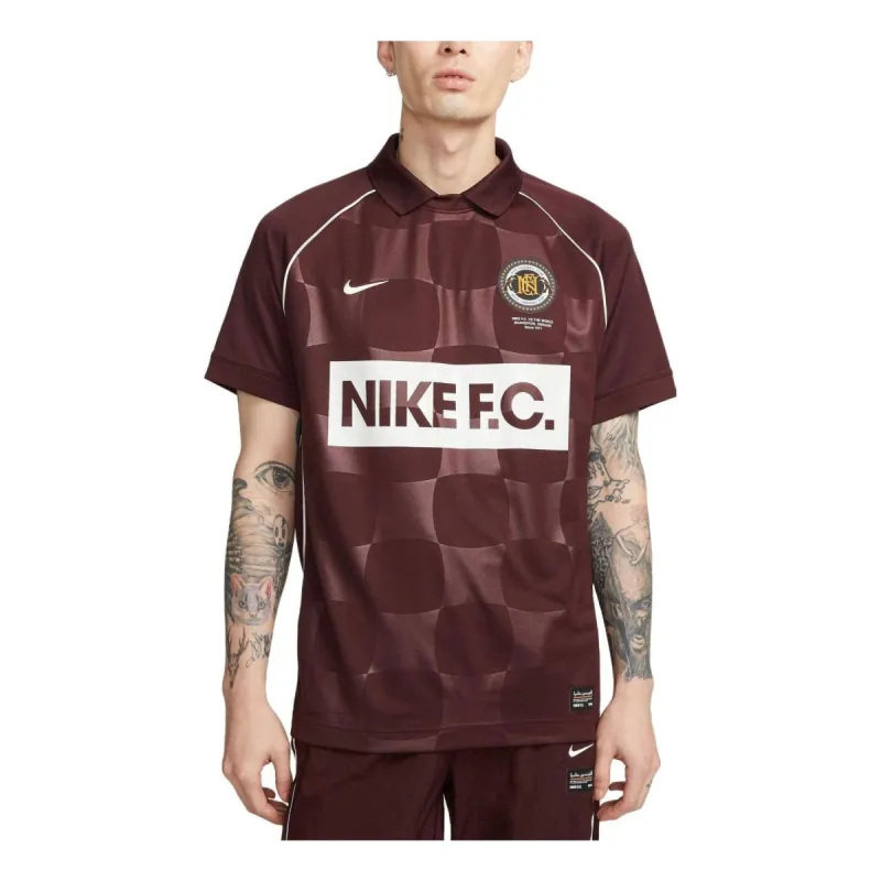 Nike FC Dri-FIT WC Jersey 'Burgundy' DQ5046-652 sold by KicksCrew