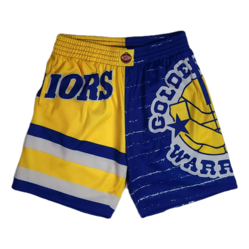 Mitchell & Ness x NBA Jumbotron 3.0 Shorts 'Golden State Warriors' PSHR4984-GSWYYPPPMTWH sold by KicksCrew