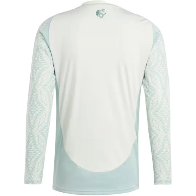 adidas Mexico 24 Long Sleeve Away Soccer Jersey 'Linen Green' IP6387 sold by KicksCrew product image thumbnail 2