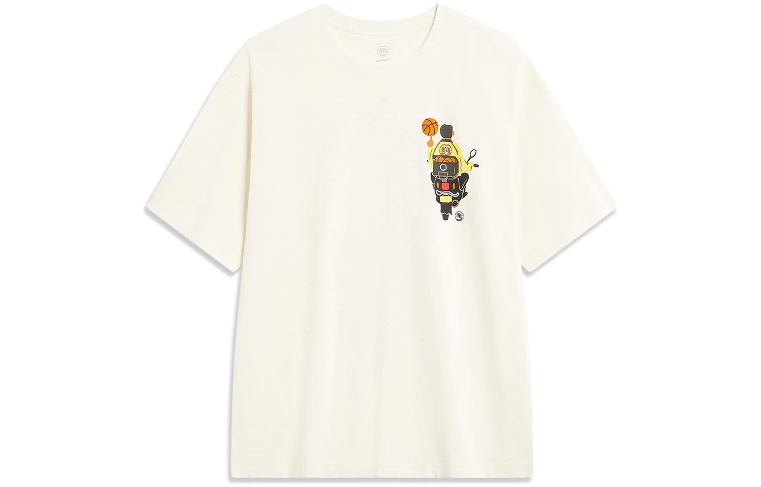 Li-Ning BadFive Graphic T-shirt 'White' AHST901-1 sold by KicksCrew product image thumbnail 2