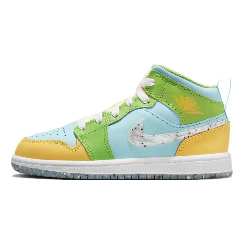 (PS) Air Jordan 1 Mid SE 'Recycled Grind' DX4370-400 sold by KicksCrew