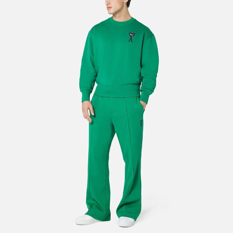 Puma X AMI Wide Leg Pants 'Green' 534068-96 sold by KicksCrew product image thumbnail 4