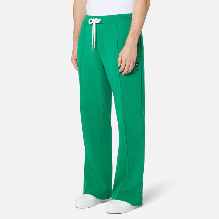 Puma X AMI Wide Leg Pants 'Green' 534068-96 sold by KicksCrew product image thumbnail 2