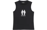 Balenciaga Pride 22 Tank Top 'Black White' 698102TMVO41070 sold by KicksCrew