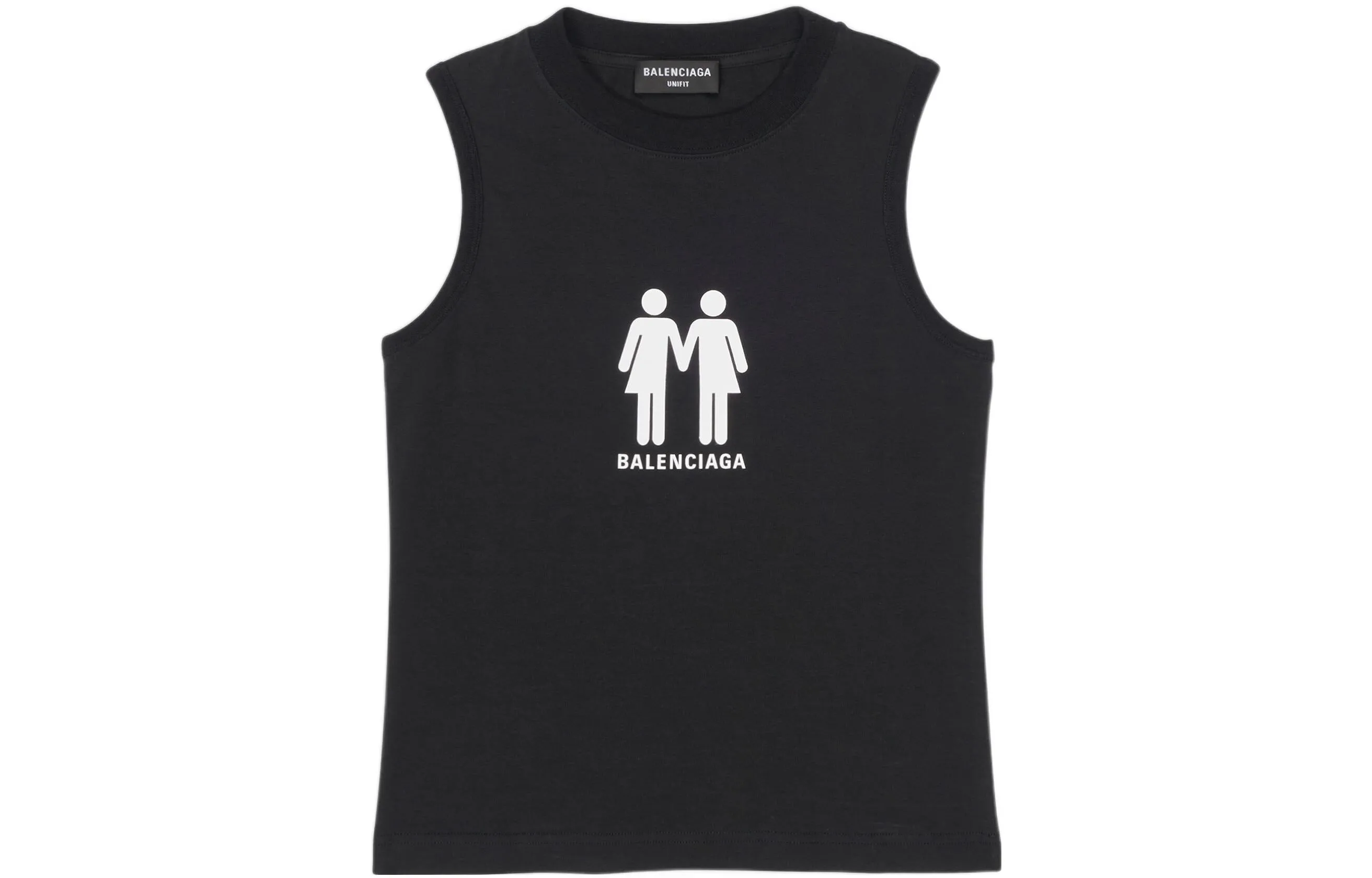 Balenciaga Pride 22 Tank Top 'Black White' 698102TMVO41070 sold by KicksCrew product image thumbnail 3