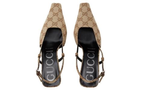 (WMNS) GUCCI GG slingback pump 'Beige' 675420-KY980-9763 sold by KicksCrew