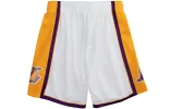 Mitchell & Ness NBA Swingman Los Angeles Lakers 2009-10 Shorts 'White Yellow' SMSHAC19184-LALWHIT09 sold by KicksCrew