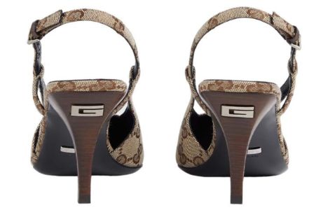 (WMNS) GUCCI GG slingback pump 'Beige' 675420-KY980-9763 sold by KicksCrew