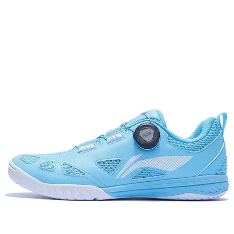 Li-Ning Mage Pro Table Tennis Shoes 'Blue White' APTT001-3 sold by KicksCrew