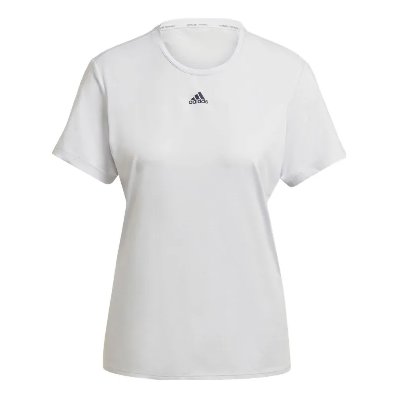 (WMNS) adidas AEROREADY Training T-Shirt 'Grey' HD9542 sold by KicksCrew