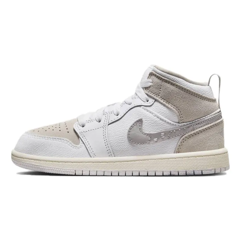 (PS) Air Jordan 1 Mid SE Craft 'Inside Out - White Sail' FB9141-120 sold by KicksCrew