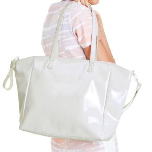 (WMNS) Puma Prime Premium Large Shopper Bag 'White' 076996-01 sold by KicksCrew