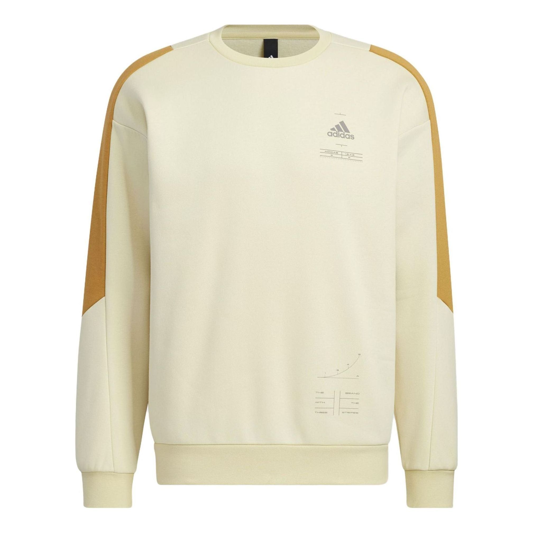 Adidas Adult Male Engineered Crew Sweatshirt 'Tan' HN9023 sold by KicksCrew