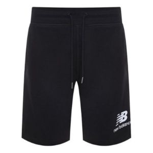 New Balance Essentials Stacked Logo Shorts 'Black' AMS03558-BK sold by KicksCrew