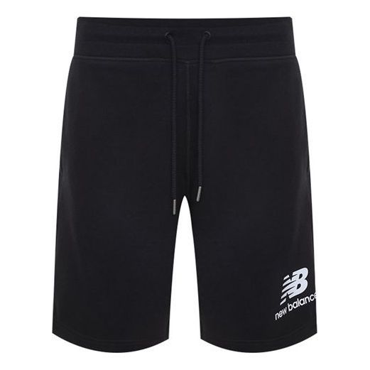 New Balance Essentials Stacked Logo Shorts 'Black' AMS03558-BK sold by KicksCrew