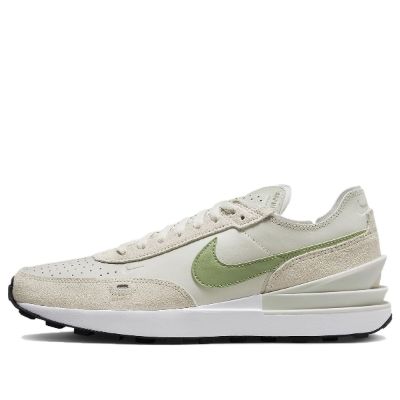 Nike Waffle One Leather 'Light Bone Oil Green' DX9428-002 sold by KicksCrew