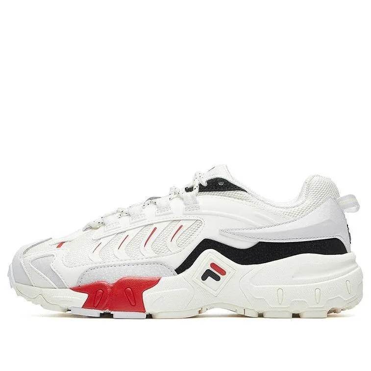 (WMNS) FILA Ravagement 2000 Running Shoes 'White Black Red' F12M041115FNF sold by KicksCrew