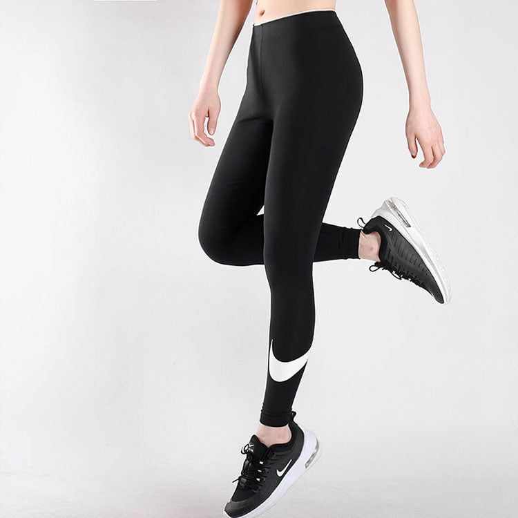 (WMNS) Nike Leggings Club Logo 2 'Black' 815998-010 sold by KicksCrew product image thumbnail 4