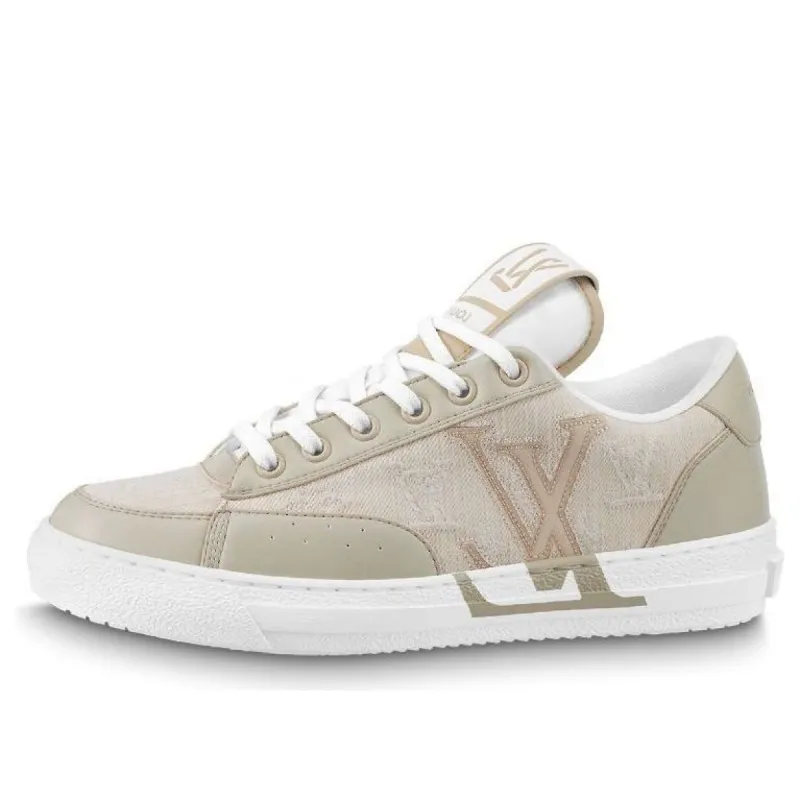 (WMNS) LOUIS VUITTON Charlie Sneakers 'Beige White' 1AAW1U sold by KicksCrew