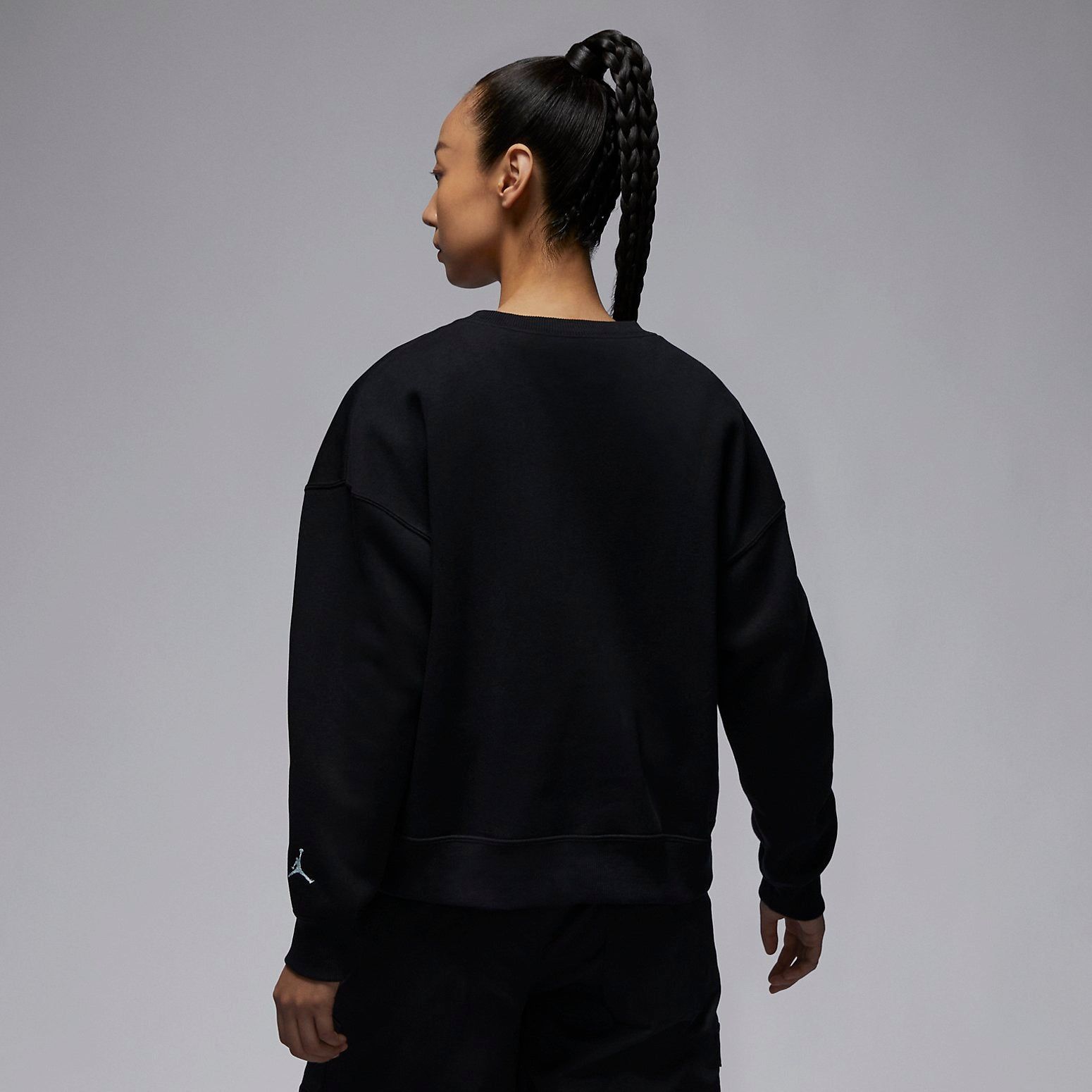 Air Jordan Brooklyn Fleece Graphic Sweatshirt 'Black' FD7158-010 sold by KicksCrew product image thumbnail 3