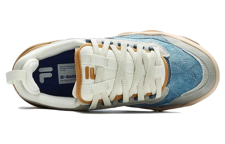 (WMNS) FILA FUSION Kick Sneakers 'Blue Grey Brown' T12W312201FCB sold by KicksCrew product image thumbnail 3