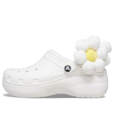 (WMNS) Crocs Classic Flower Clogs 'White' 209236-90H sold by KicksCrew