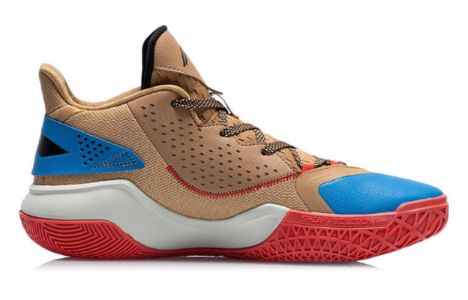Li-Ning Blast SE Mid 'Brown Blue' ABPR061-4 sold by KicksCrew