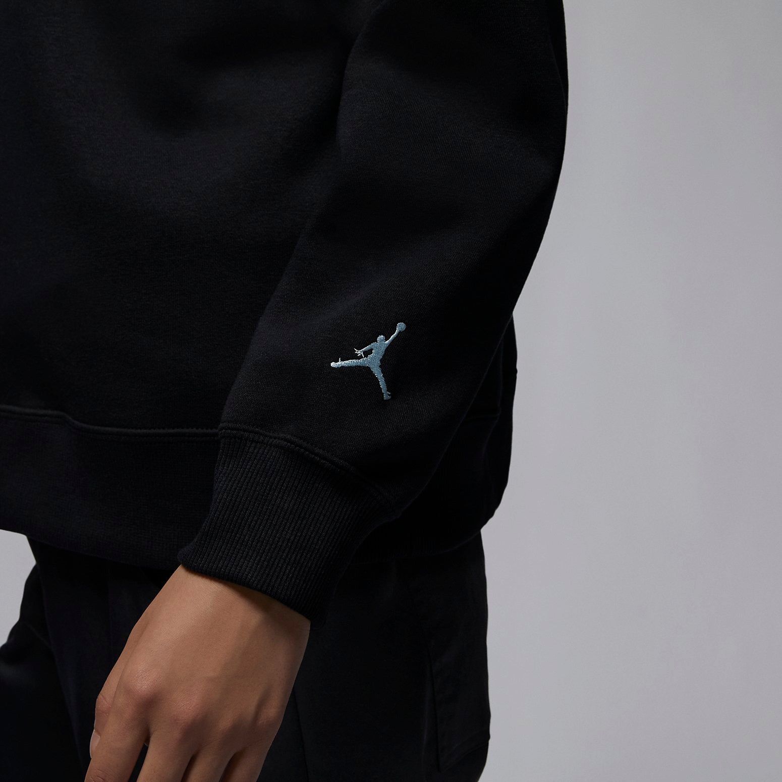 Air Jordan Brooklyn Fleece Graphic Sweatshirt 'Black' FD7158-010 sold by KicksCrew product image thumbnail 2