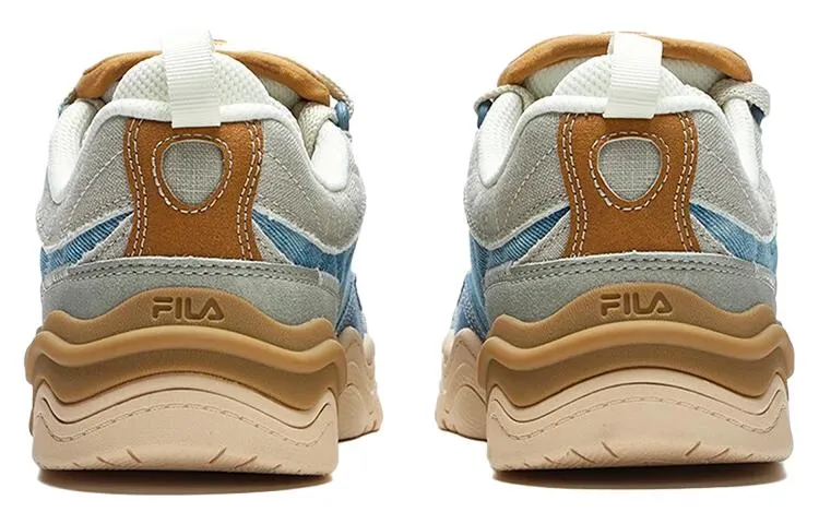 (WMNS) FILA FUSION Kick Sneakers 'Blue Grey Brown' T12W312201FCB sold by KicksCrew product image thumbnail 4