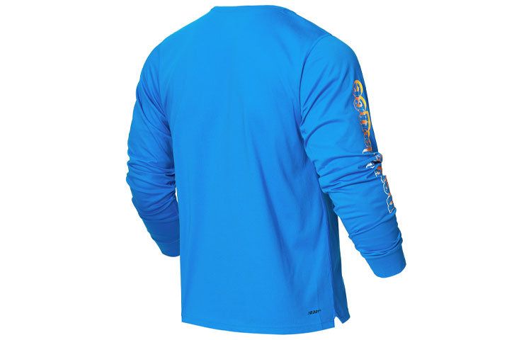 New Balance R.W.Tech Graphic Long Sleeve T-shirt 'Serene Blue' MT21065-1 sold by KicksCrew product image thumbnail 2