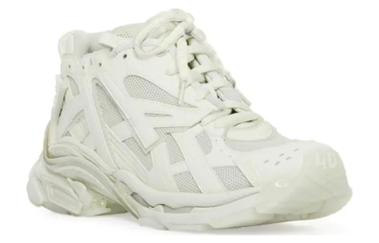 Balenciaga Runner Sneakers 'White Mesh and Nylon' 677403W3RBH9001 sold by KicksCrew product image thumbnail 2