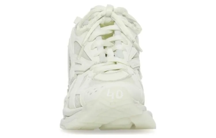 Balenciaga Runner Sneakers 'White Mesh and Nylon' 677403W3RBH9001 sold by KicksCrew product image thumbnail 3