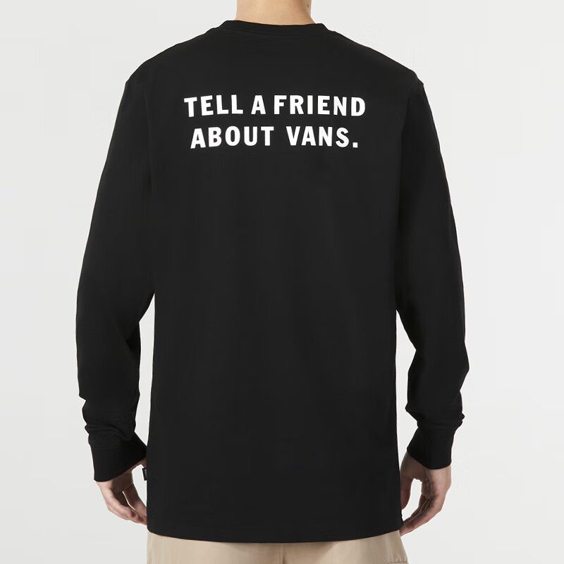 Vans Dimensions Long Sleeve T-Shirt 'Black' VN0A54NWBLK sold by KicksCrew product image thumbnail 3