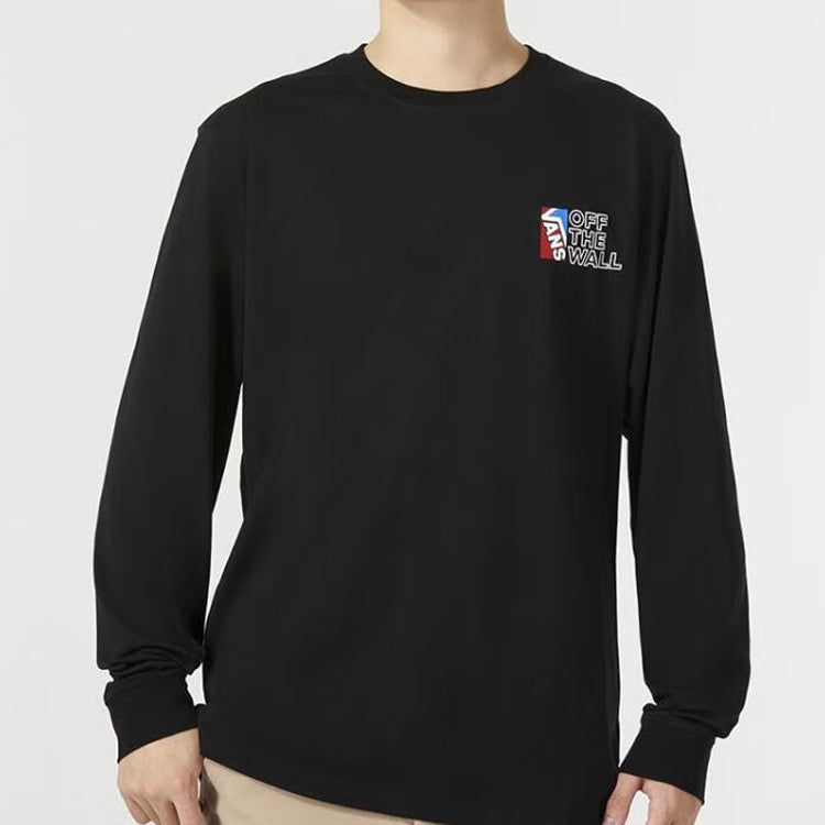 Vans Dimensions Long Sleeve T-Shirt 'Black' VN0A54NWBLK sold by KicksCrew product image thumbnail 2