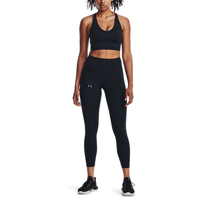(WMNS) Under Armour RUSH SmartForm Ankle Leggings 'Black' 1379143-001 sold by KicksCrew product image thumbnail 5
