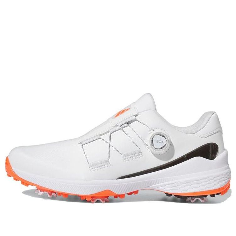 Adidas ZG23 BOA Golf Shoes 'Cloud White Black Semi Solar Red' GY9716 sold by KicksCrew