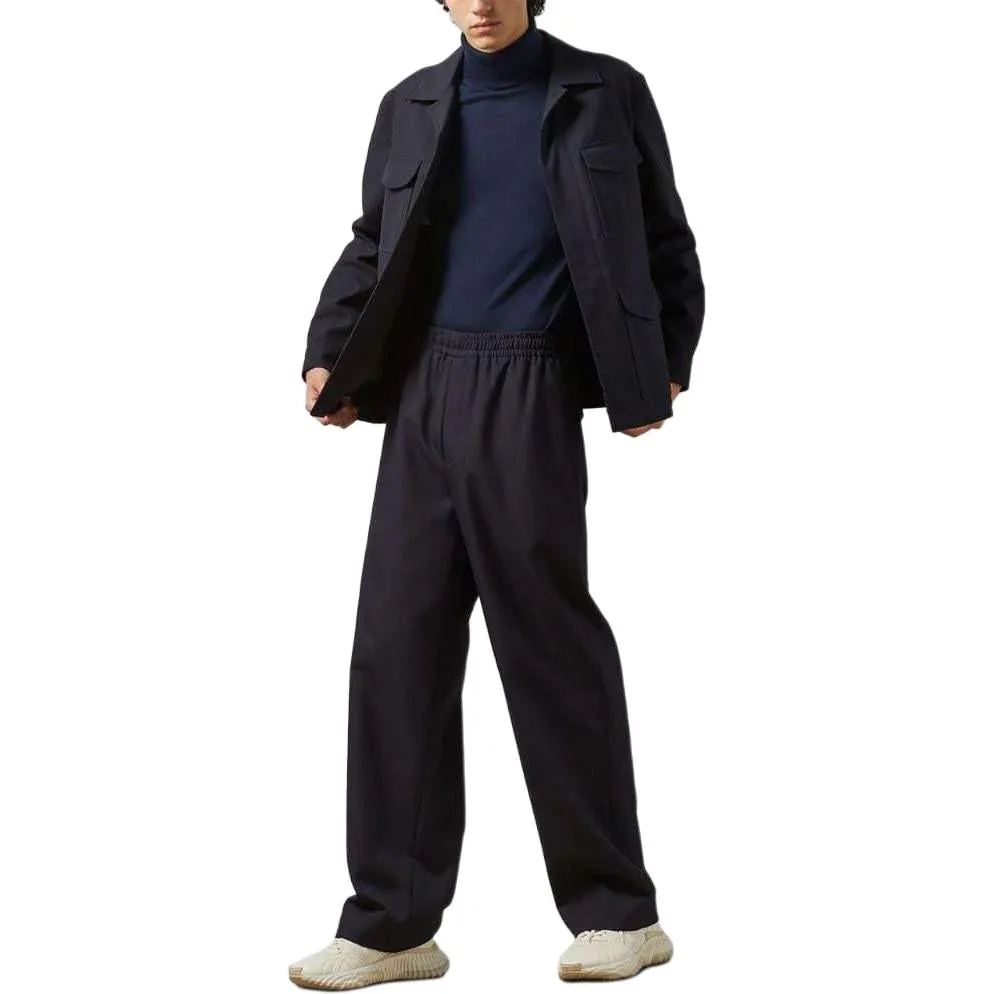 Gucci Wool Twill Jogging Pants 'Dark Blue' 770333-ZAPRP-4590 sold by KicksCrew product image thumbnail 2