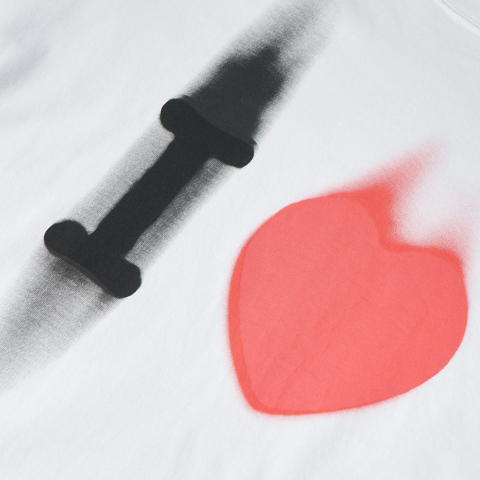 Balenciaga I Love T-shirt Large Fit 'White' 744439TOVH39081 sold by KicksCrew product image thumbnail 4