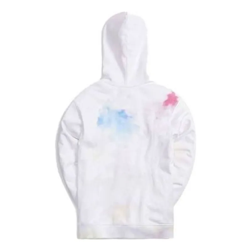 KITH Tie Dye Williams III Hoodie 'White Red' KH2636-101 sold by KicksCrew