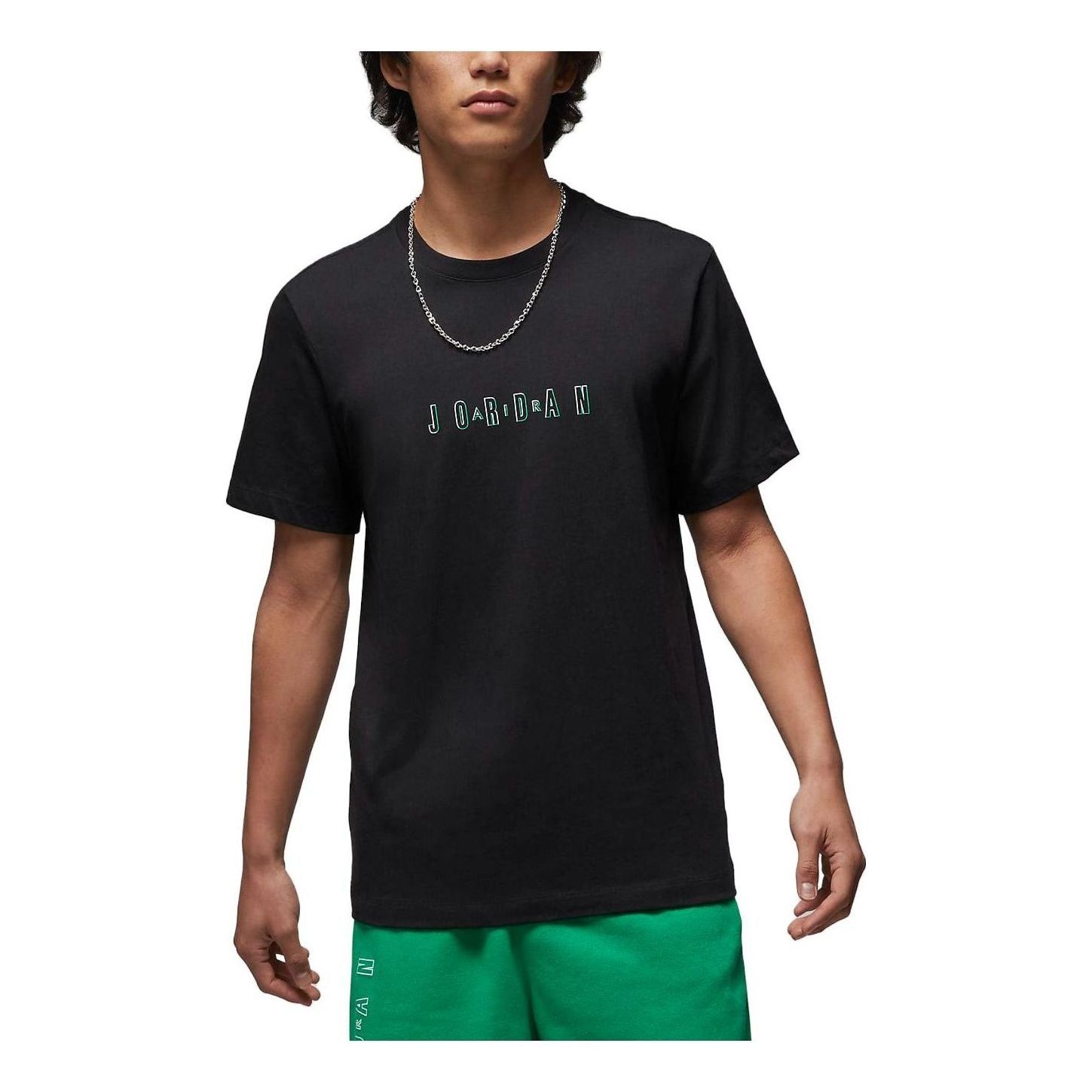 Air Jordan Jumpman Logo T-shirt 'Black' DX9580-010 sold by KicksCrew